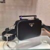 Prada 2VH070 Saffiano Black leather Prada Brique bag