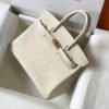 Hermes Birkin Designer Tote Bag Epsom Leather 28355 White