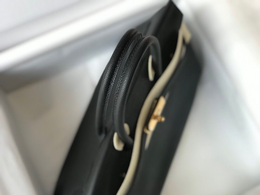 Replica Hermes Birkin Designer Tote Bag Epsom Leather 28353 Black