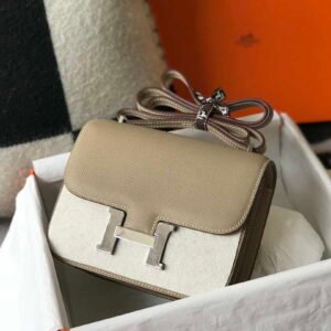Hermes Kelly Danse 22cm Leather Bag 20354 Dark Green