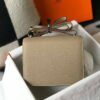 Hermes Constance Shoulder Bags Epsom Leather Silver H28415