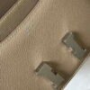 Hermes Constance Shoulder Bags Epsom Leather Silver H28415