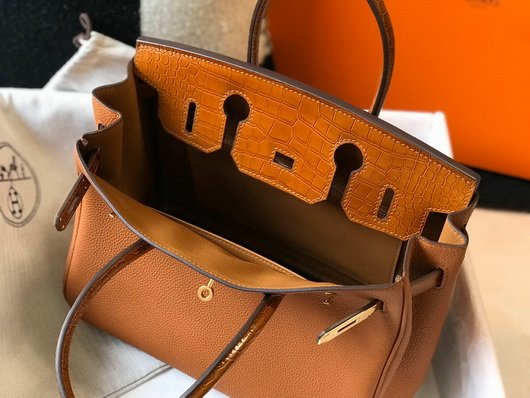 Hermes Birkin Handbags Designer Hermes Tote Bag Togo Leather 28326