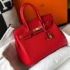 Replica Hermes Birkin Designer Tote Bag Togo Leather 28344 Red
