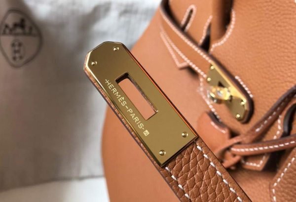 Replica Hermes Birkin Designer Tote Bag Togo Leather 28340 Tan