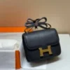 Hermes Constance Cross Body Bag Epsom Leather Gold H28401