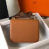 Hermes H082060 Constance Slim Wallet Epsom calfskin Brown
