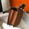 Hermes H082060 Constance Slim Wallet Epsom calfskin Brown