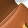 Hermes H082060 Constance Slim Wallet Epsom calfskin Brown