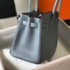 Hermes Birkin Designer Tote Bag Togo Leather 28335 Light Blue