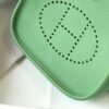 Replica Hermes Evelyne Bag Designer Hermes Mini Crossbody Real Bag 20424 Green