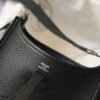 Replica Hermes Evelyne Bag Designer Hermes Mini Crossbody Real Bag 20421 Black