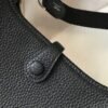 Replica Hermes Evelyne Bag Designer Hermes Mini Crossbody Real Bag 20421 Black