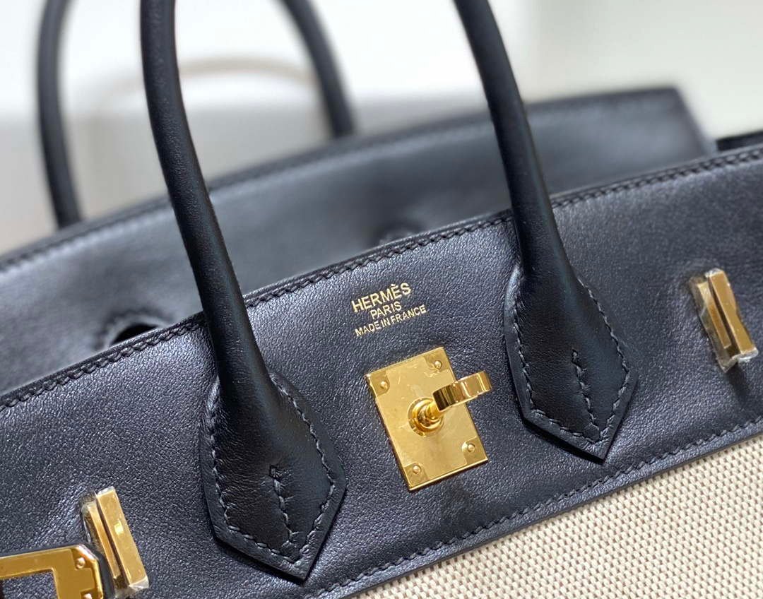 Hermes Birkin Tote Bag Swift leather with canvas 285901