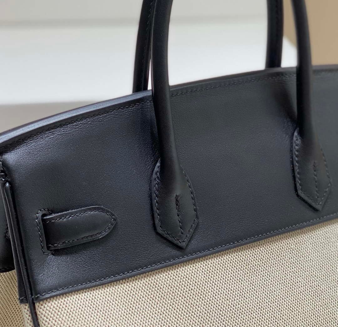 Hermes Birkin Tote Bag Swift leather with canvas 285901