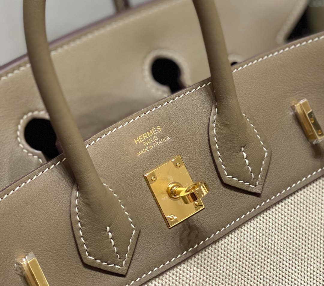 Hermes Birkin Tote Bag Swift leather with canvas 285900