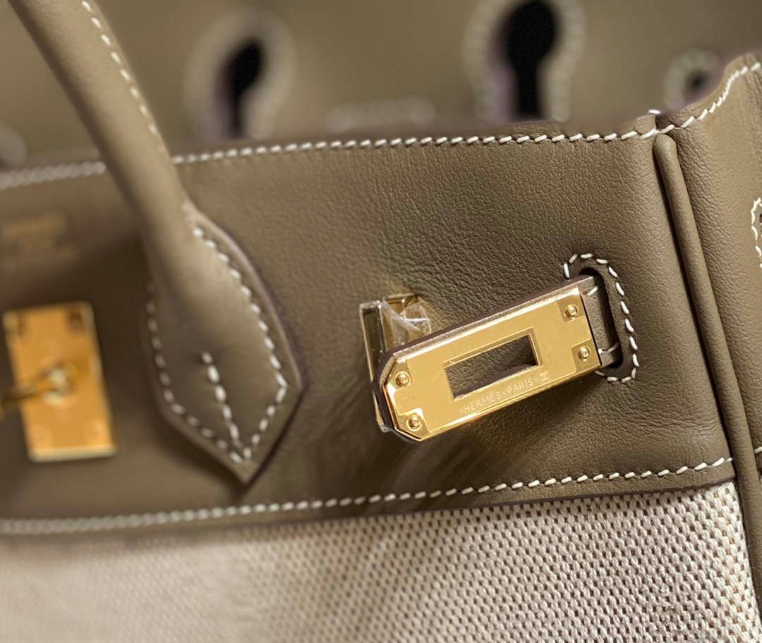 Hermes Birkin Tote Bag Swift leather with canvas 285900