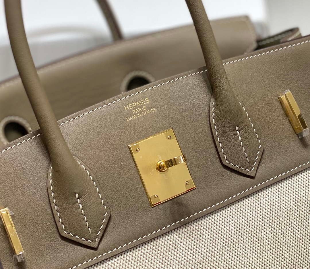 Hermes Birkin Tote Bag Swift leather with canvas 285900