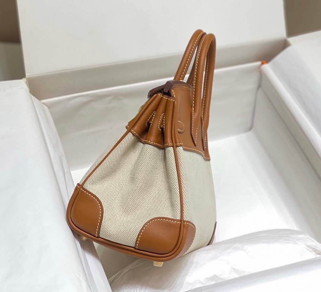 Hermes Birkin Tote Bag Swift leather with canvas 285899