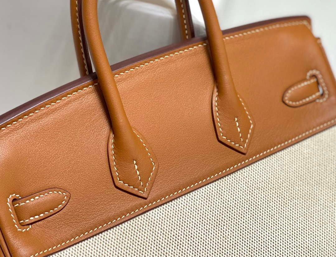 Hermes Birkin Tote Bag Swift leather with canvas 285899