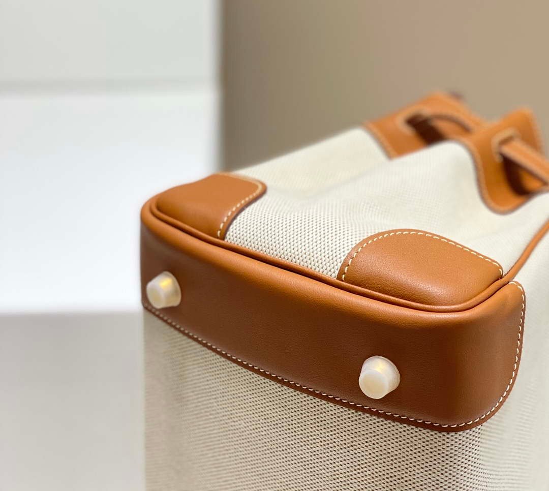 Hermes Birkin Tote Bag Swift leather with canvas 285899