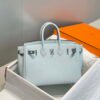 Hermes Birkin Designer Tote Bag Togo Leather 28566 Blue Pale