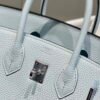 Hermes Birkin Designer Tote Bag Togo Leather 28566 Blue Pale
