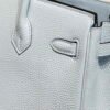 Hermes Birkin Designer Tote Bag Togo Leather 28566 Blue Pale