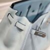 Hermes Birkin Designer Tote Bag Togo Leather 28566 Blue Pale