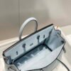 Hermes Birkin Designer Tote Bag Togo Leather 28566 Blue Pale