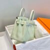 Hermes Birkin Designer Tote Bag Togo Leather 28565 bubble green