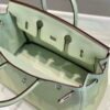 Hermes Birkin Designer Tote Bag Togo Leather 28565 bubble green