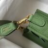 Replica Hermes Evelyne Bag Designer Hermes Mini Crossbody Bag 20393 Gold Buckle Light Green