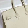 Hermes Birkin Designer Tote Bag Epsom Leather 28388 Milkshake white