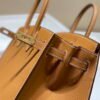 Hermes Birkin Designer Tote Bag Epsom Leather 28371 Golden brown