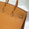 Hermes Birkin Designer Tote Bag Epsom Leather 28371 Golden brown