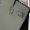 Hermes Birkin Designer Tote Bag Epsom Leather 28370 Almond Green