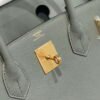 Hermes Birkin Designer Tote Bag Epsom Leather 28370 Almond Green