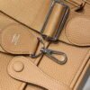 Replica Hermes H083435 Evelyne III 29 Shoulder Bag Silver Hardware Milk tea