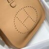 Replica Hermes H083435 Evelyne III 29 Shoulder Bag Silver Hardware Milk tea