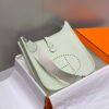 Replica Hermes H083435 Evelyne III 29 Shoulder Bag Silver Hardware Light Green