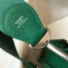 Replica Hermes H083435 Evelyne III 29 Shoulder Bag Silver Hardware Green