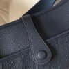 Hermes H083435 Evelyne III 29 Shoulder Bag Silver Hardware Navy Blue