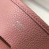 Hermes H083435 Evelyne III 29 Shoulder Bag Silver Hardware Pink