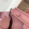 Hermes H083435 Evelyne III 29 Shoulder Bag Silver Hardware Pink