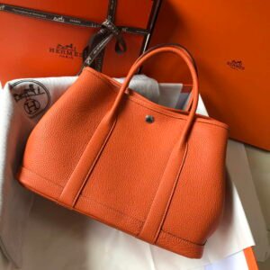 Hermes Kelly Bag Hermes 19CM Epsom Shoulder Mini Bag Orange 20464