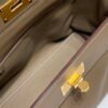 Hermes Kelly 2424 Leather 29cm H230267 Elephant gray Shoulder bag