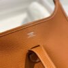 Hermes H083435 Evelyne III 29 Shoulder Bag Silver Hardware Tan