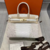 Replica Hermes Birkin Designer Tote Bag Himalaya Crocodile Leather H99820