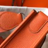 Replica Hermes H083435 Evelyne III 29 Shoulder Bag Silver Hardware Orange